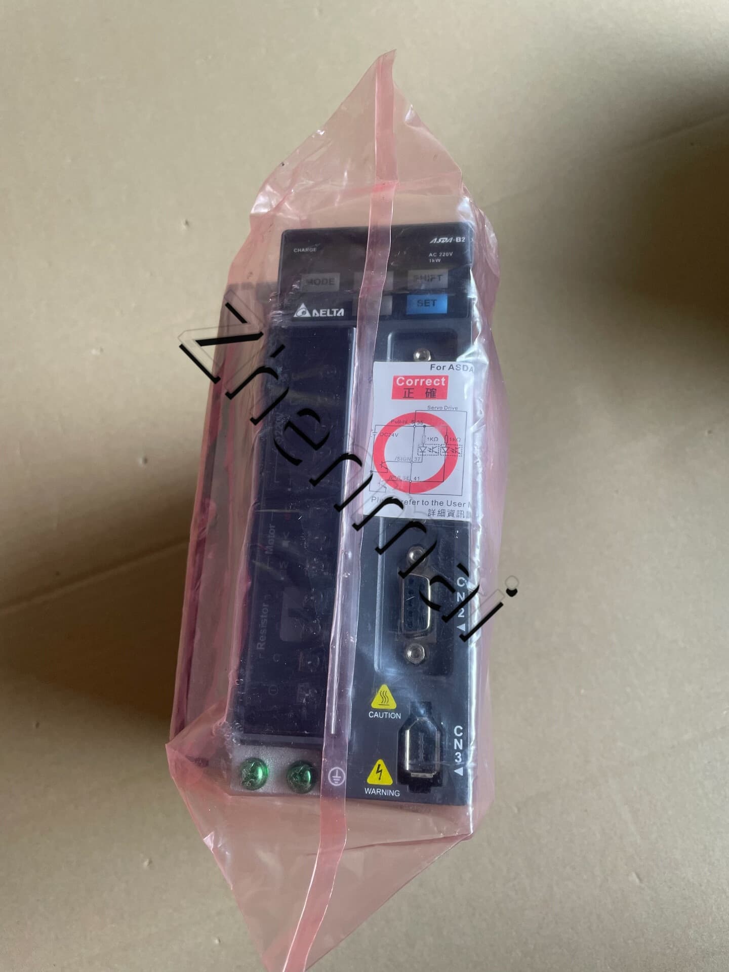 100% novo original e genuíno Delta ASD-B2-1021-B conversores de frequência Drive Servo Motor