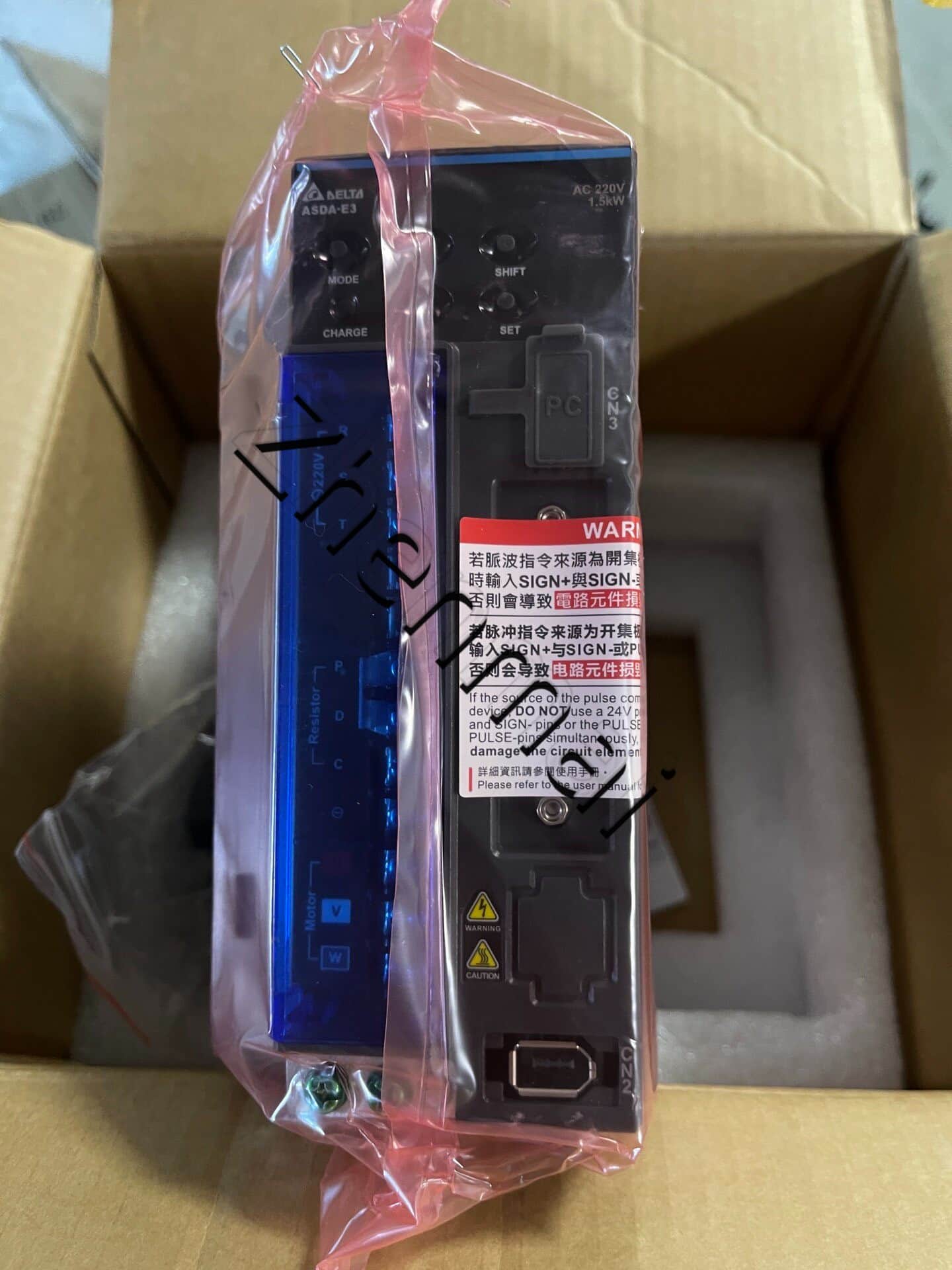 100% novo original e genuíno Delta ASD-E3-1521-L conversores de frequência Drive Servo Motor