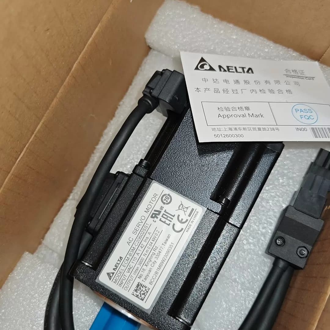 100% novo original e genuíno Delta ECM-B3M-C20602SS1 conversores de frequência Drive Servo Motor