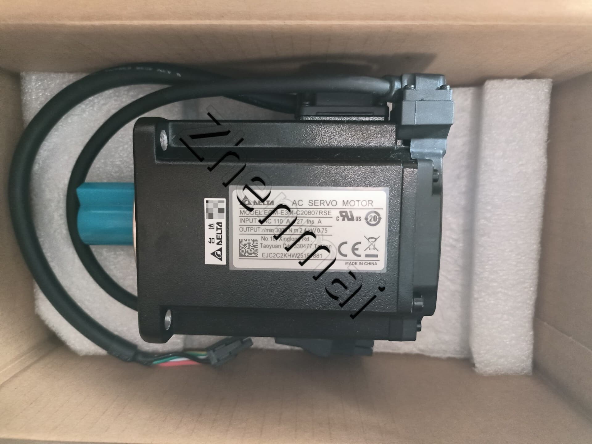 100% novo original e genuíno Delta ECM-E3M-C20807RSE conversores de frequência Drive Servo Motor