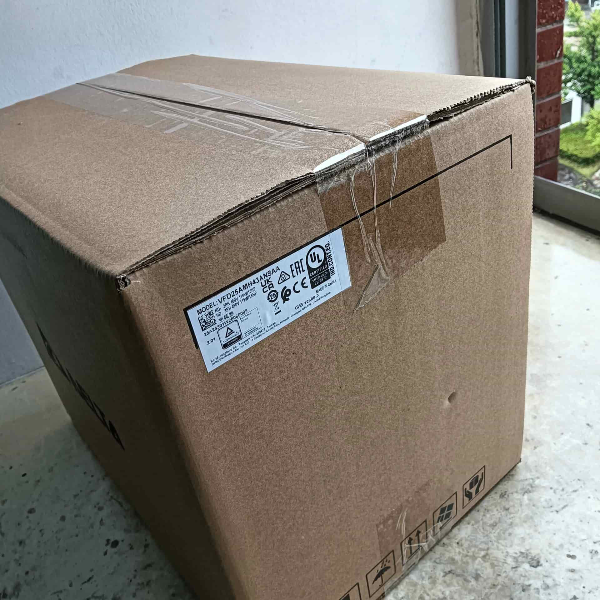 100% novo original e genuíno Delta VFD25AMH43ANSAA 11KW conversores de frequência Drive Servo Motor