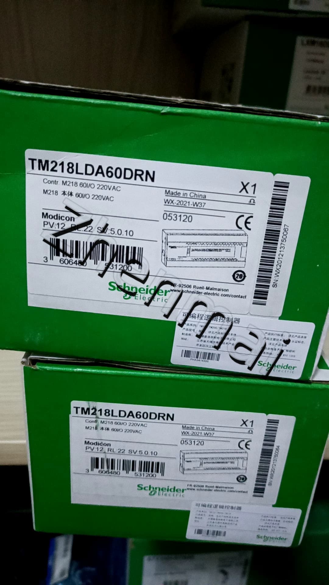 100% novo, original e genuíno Schneider TM218LDA60DRN Conversores de frequência, disjuntores, contatores, dispositivos de proteção