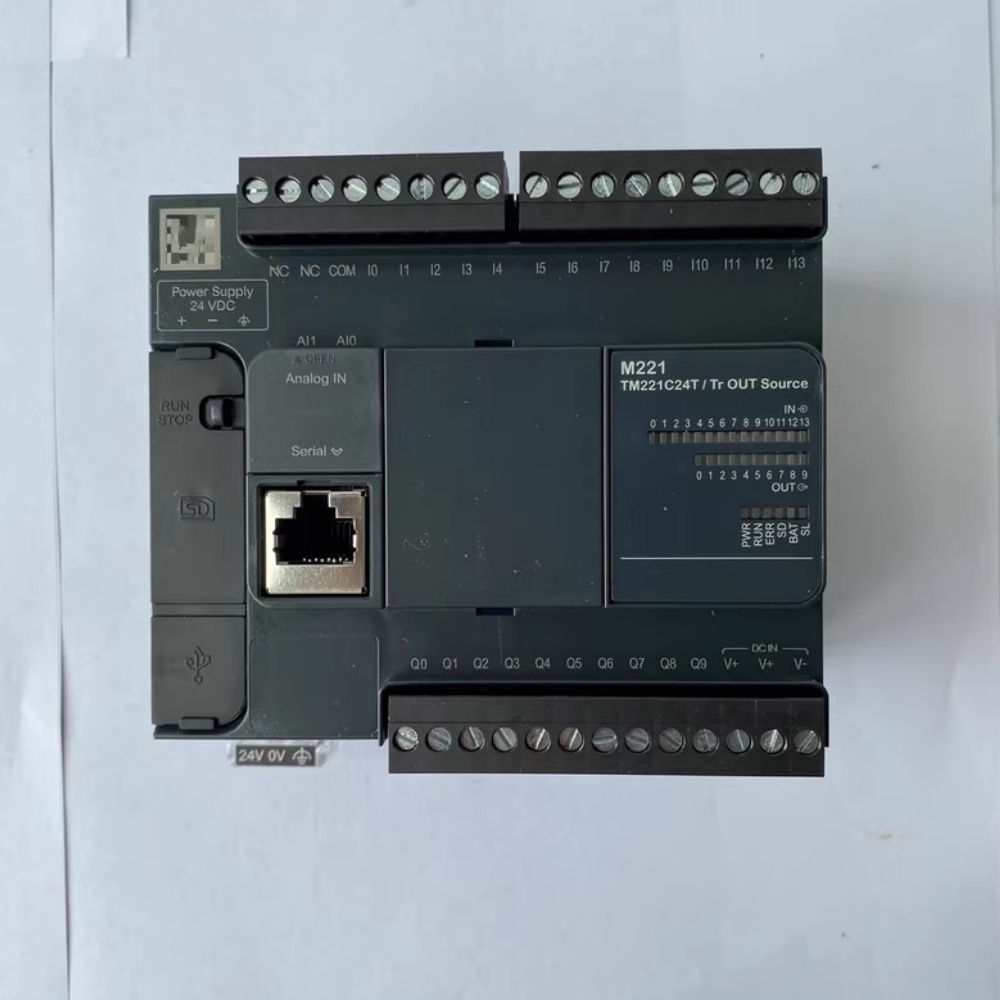 100% novo, original e genuíno Schneider TM221C24T Conversores de frequência, disjuntores, contatores, dispositivos de proteção