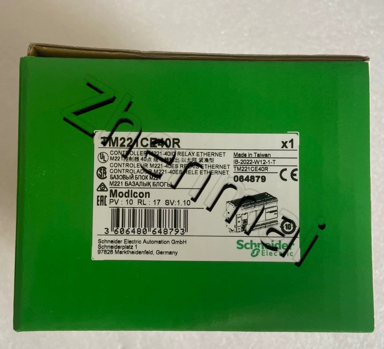 100% novo, original e genuíno Schneider TM221CE40R Conversores de frequência, disjuntores, contatores, dispositivos de proteção