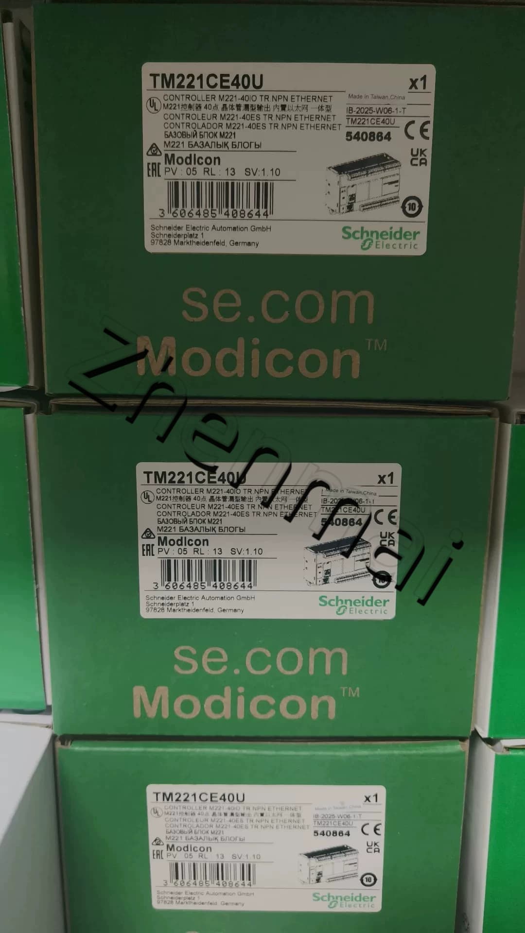 100% novo, original e genuíno Schneider TM221CE40U Conversores de frequência, disjuntores, contatores, dispositivos de proteção