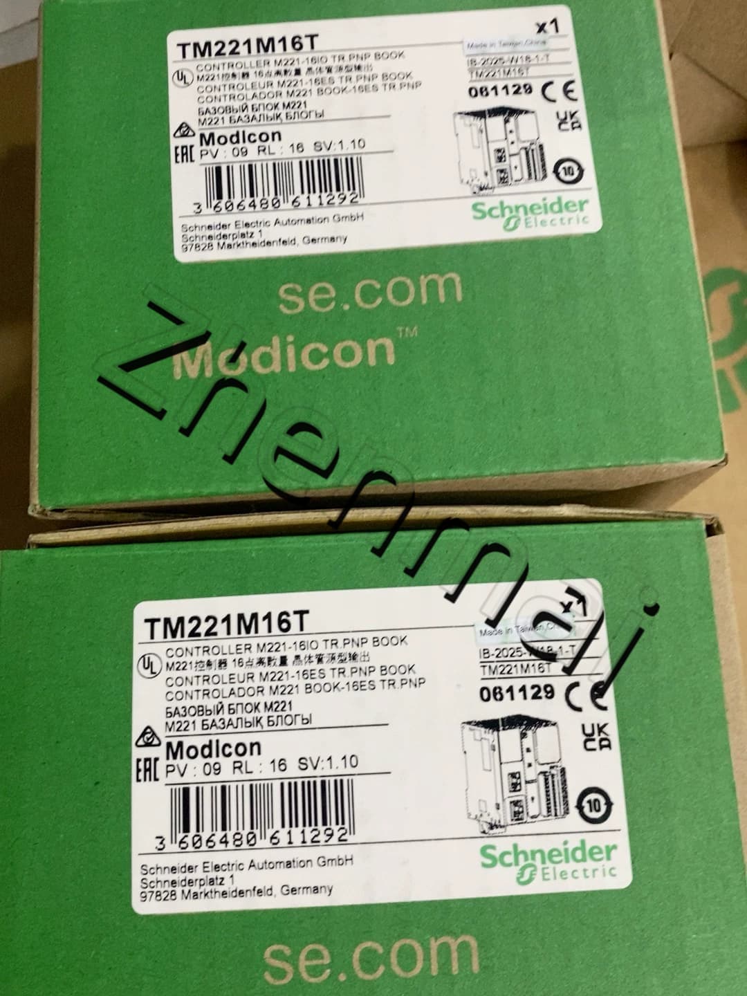 100% novo, original e genuíno Schneider TM221M16T Conversores de frequência, disjuntores, contatores, dispositivos de proteção