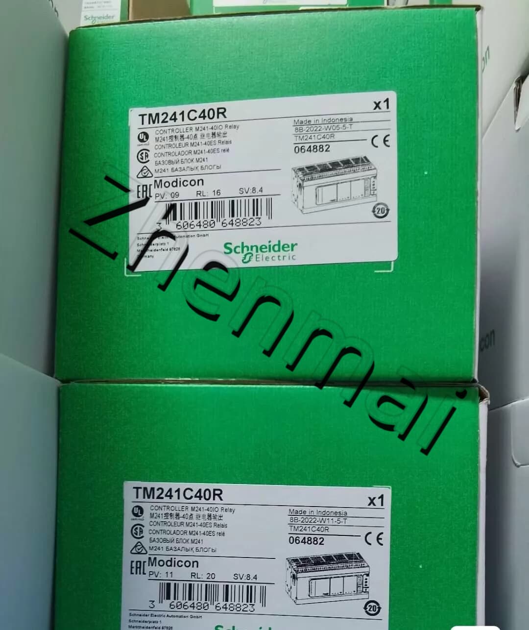 100% novo, original e genuíno Schneider TM241C40R Conversores de frequência, disjuntores, contatores, dispositivos de proteção