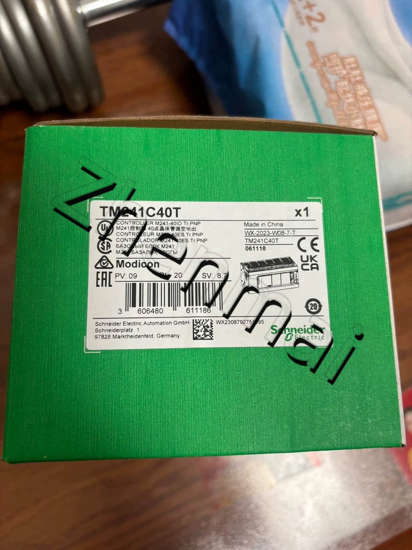 100% novo, original e genuíno Schneider TM241C40T Conversores de frequência, disjuntores, contatores, dispositivos de proteção