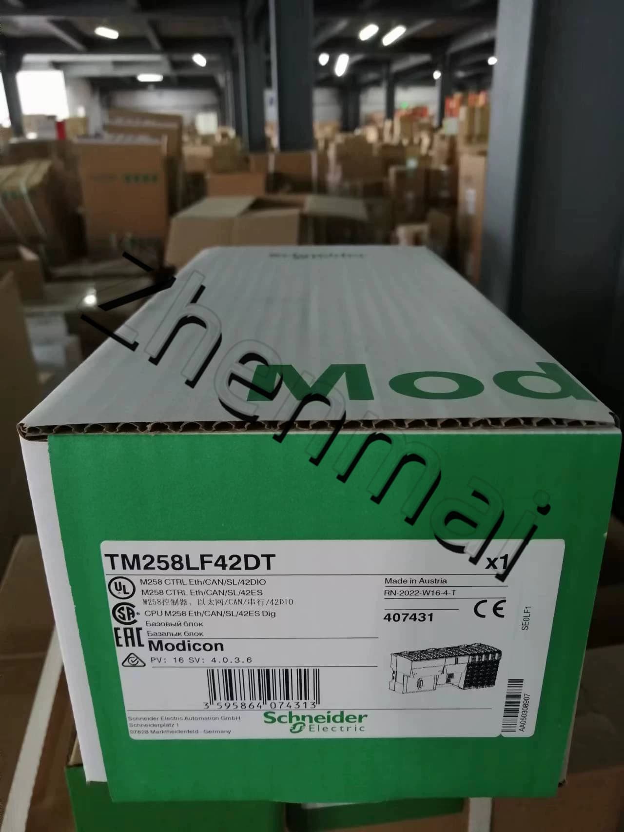 100% novo, original e genuíno Schneider TM258LF42DT Conversores de frequência, disjuntores, contatores, dispositivos de proteção