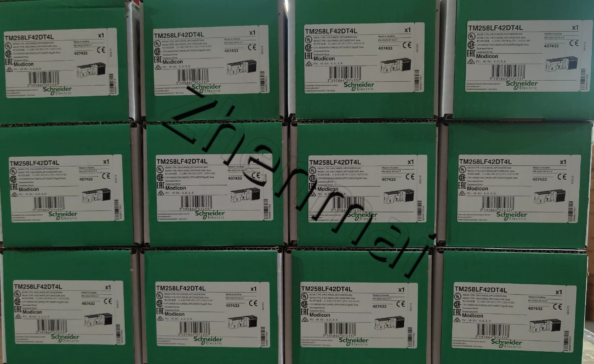 100% novo, original e genuíno Schneider TM258LF42DT4L Conversores de frequência, disjuntores, contatores, dispositivos de proteção