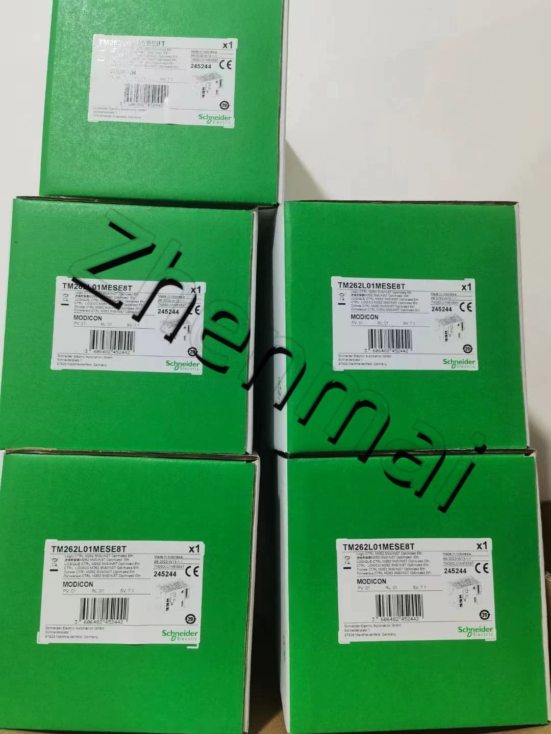 100% novo, original e genuíno Schneider TM262L01MESE8T Conversores de frequência, disjuntores, contatores, dispositivos de proteção