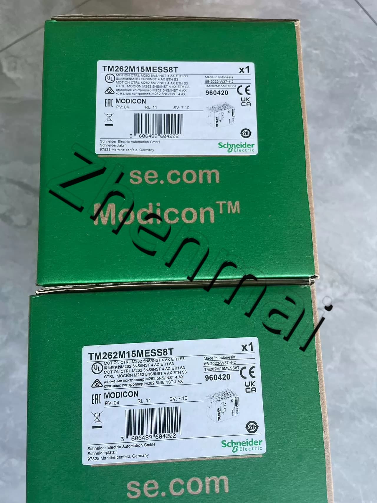 100% novo, original e genuíno Schneider TM262M15MESS8T Conversores de frequência, disjuntores, contatores, dispositivos de proteção
