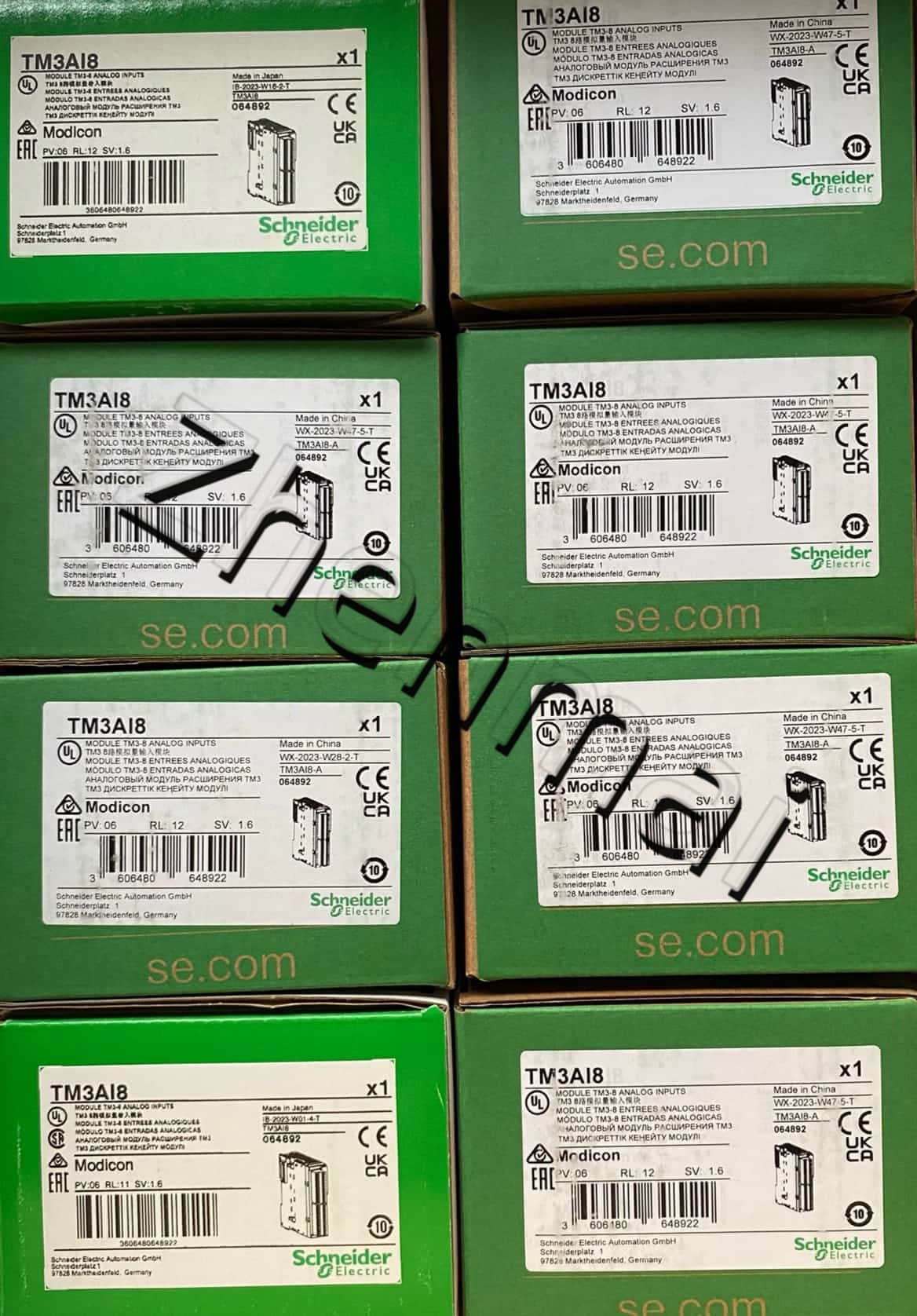 100% novo, original e genuíno Schneider TM3AI8 Conversores de frequência, disjuntores, contatores, dispositivos de proteção