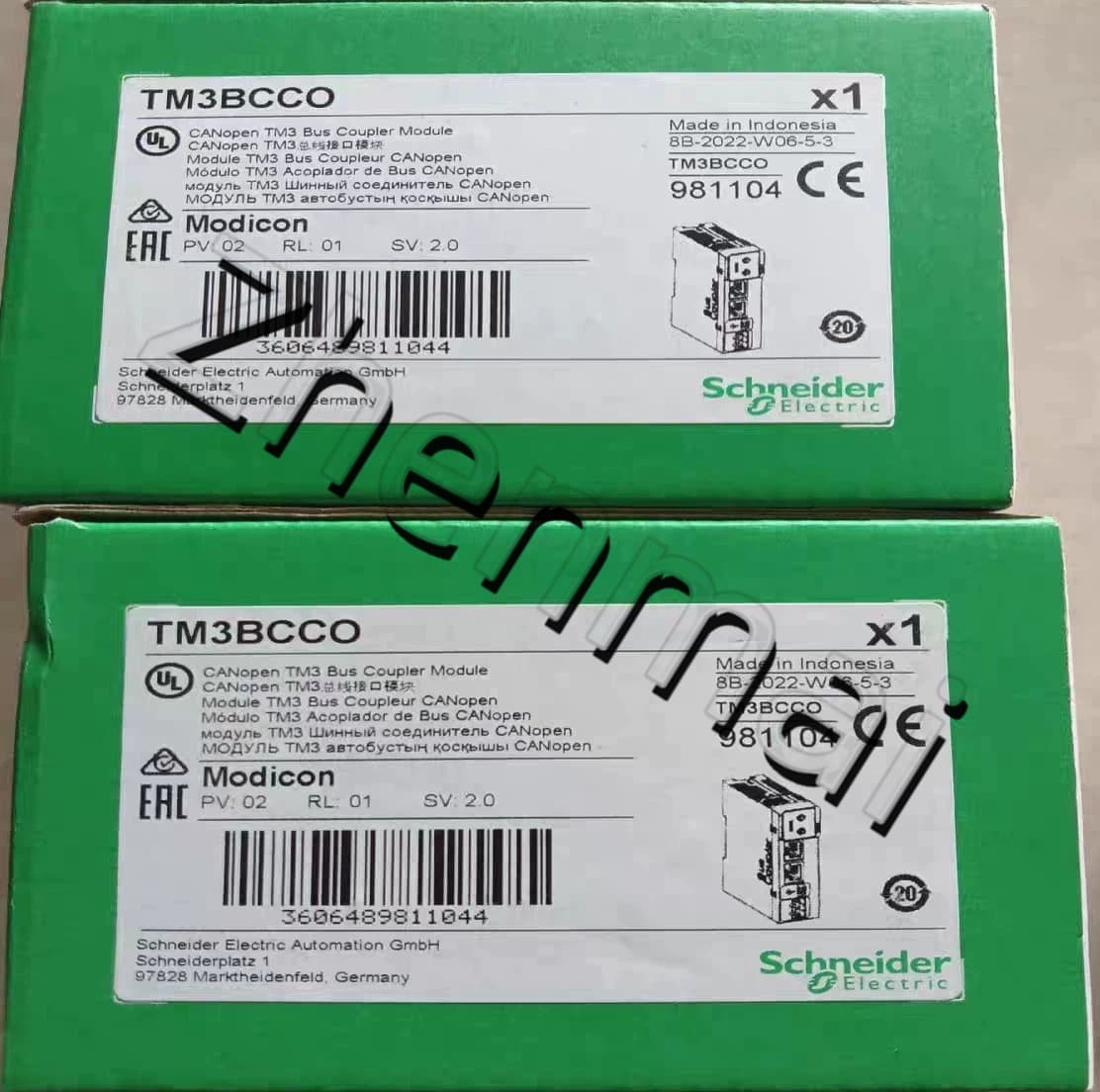100% novo, original e genuíno Schneider TM3BCCO Conversores de frequência, disjuntores, contatores, dispositivos de proteção