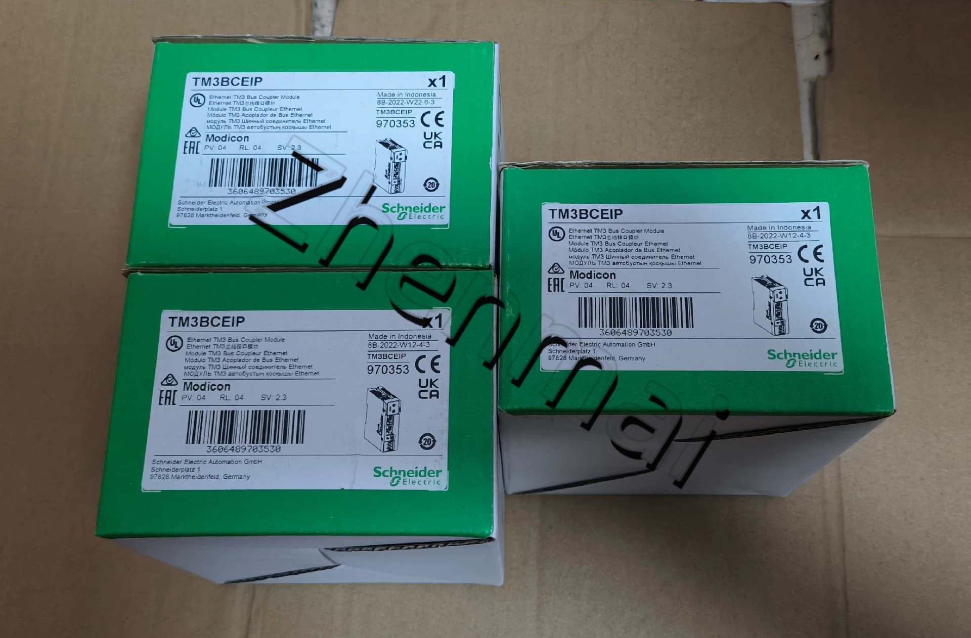 100% novo, original e genuíno Schneider TM3BCEIP Conversores de frequência, disjuntores, contatores, dispositivos de proteção