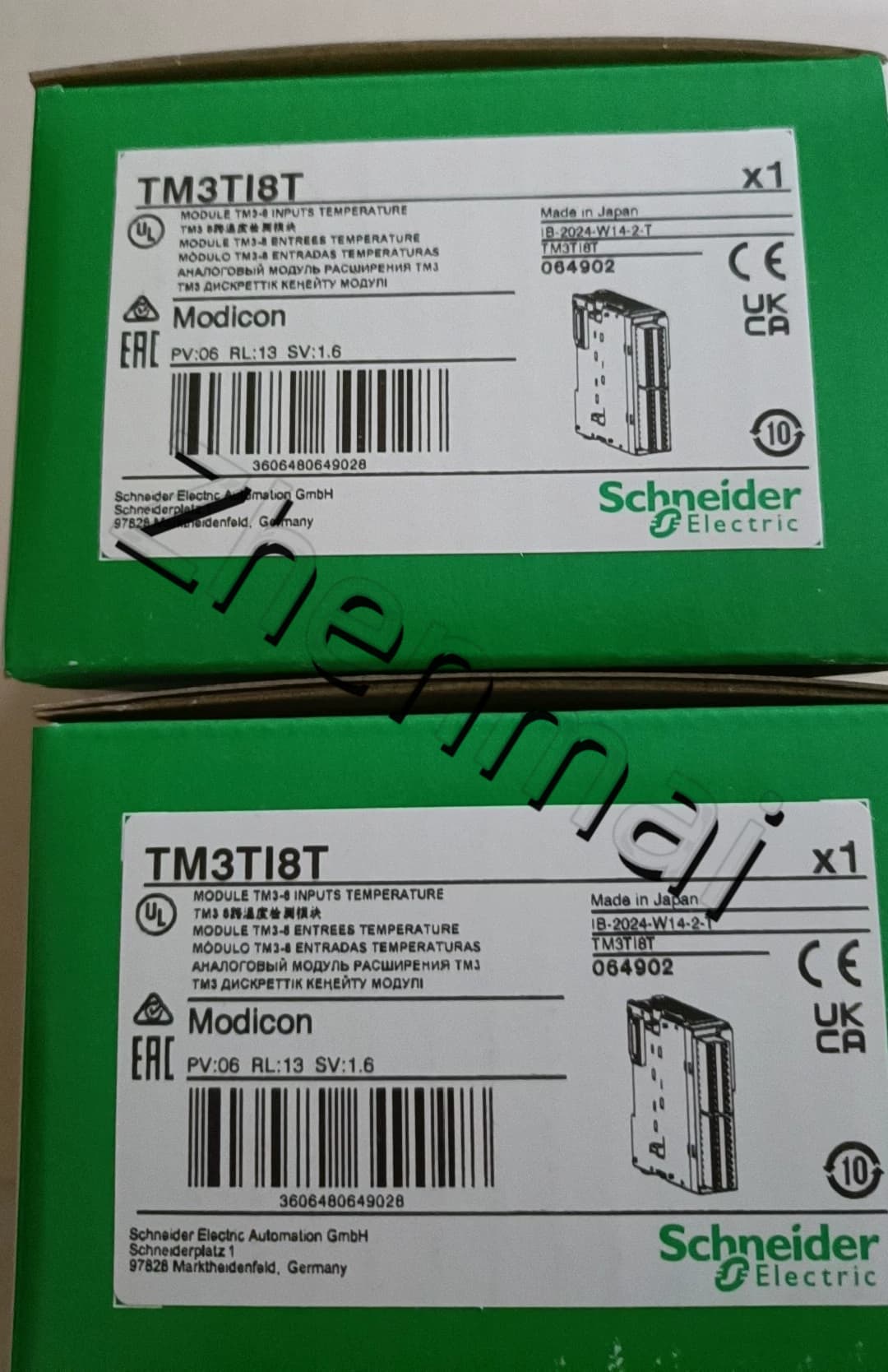 100% novo, original e genuíno Schneider TM3TI8T Conversores de frequência, disjuntores, contatores, dispositivos de proteção