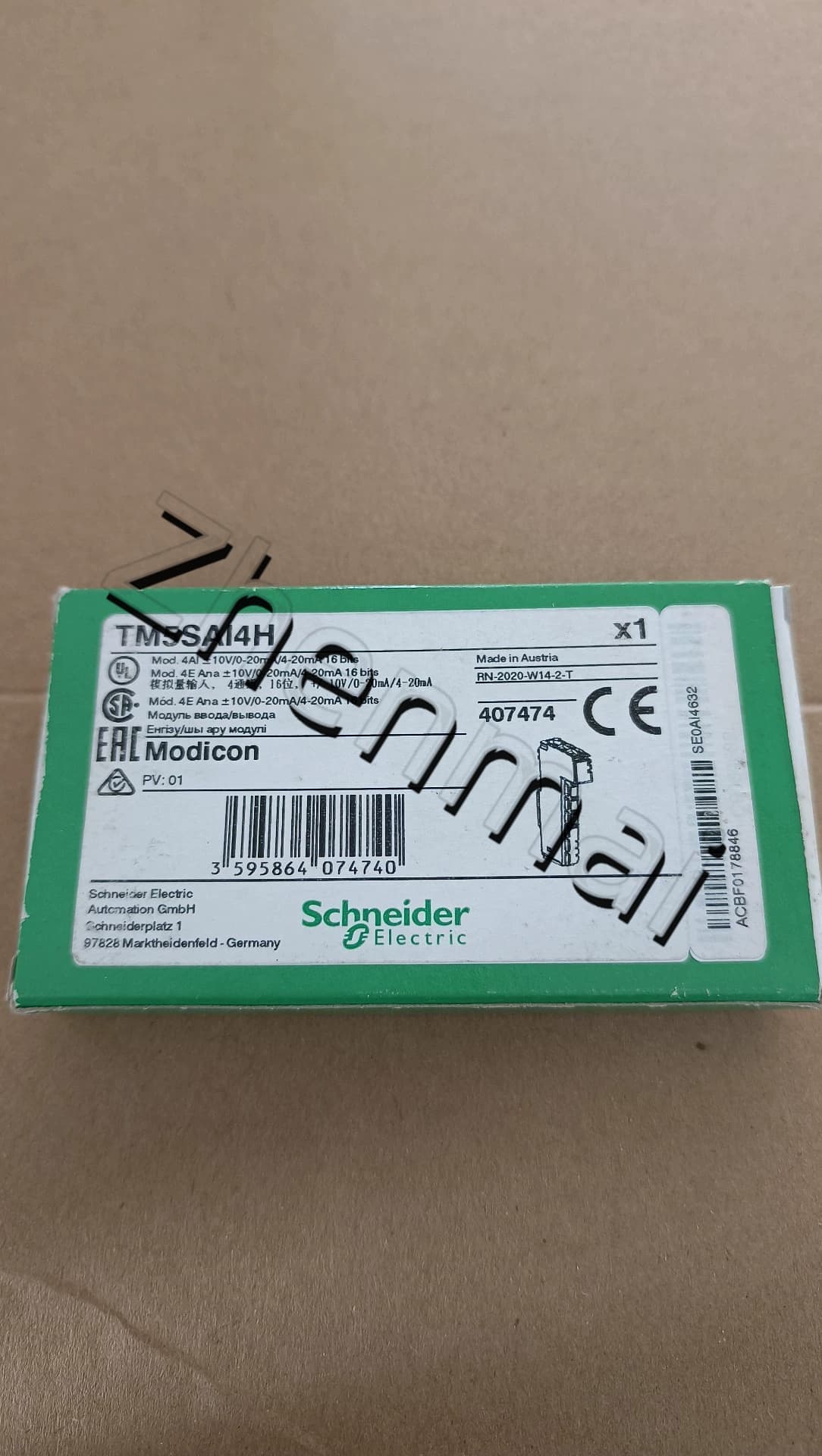 100% novo, original e genuíno Schneider TM5SAI4H Conversores de frequência, disjuntores, contatores, dispositivos de proteção
