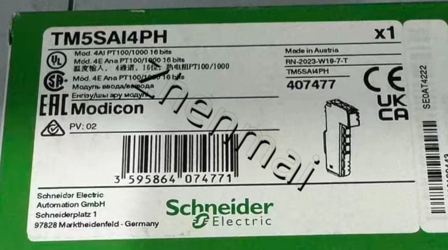 100% novo, original e genuíno Schneider TM5SAI4PH Conversores de frequência, disjuntores, contatores, dispositivos de proteção
