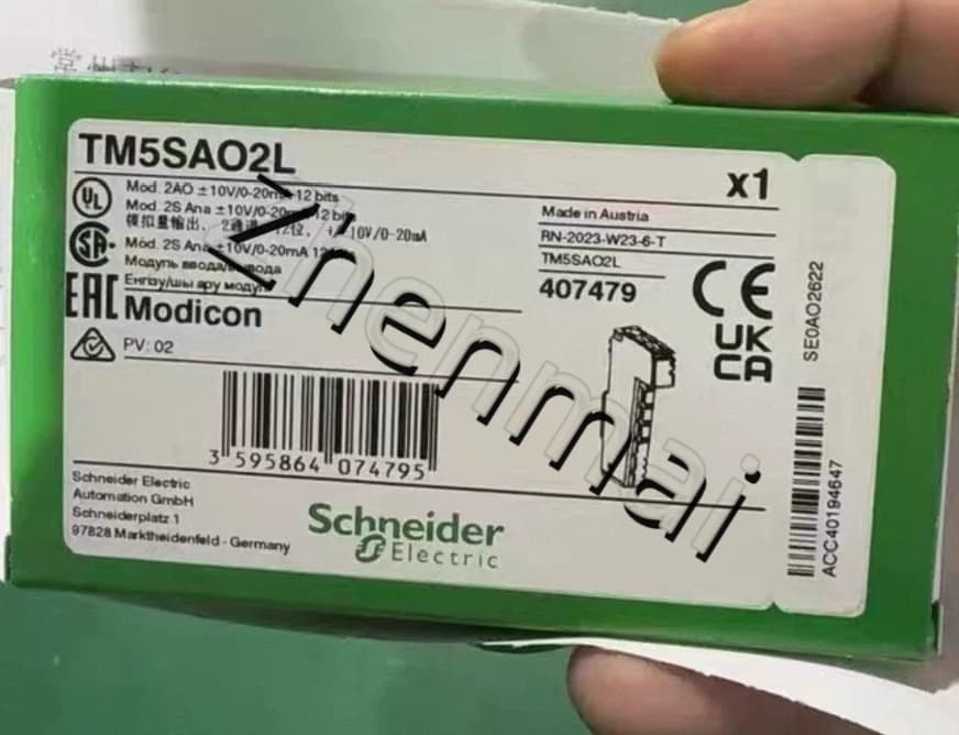 100% novo, original e genuíno Schneider TM5SAO2L Conversores de frequência, disjuntores, contatores, dispositivos de proteção