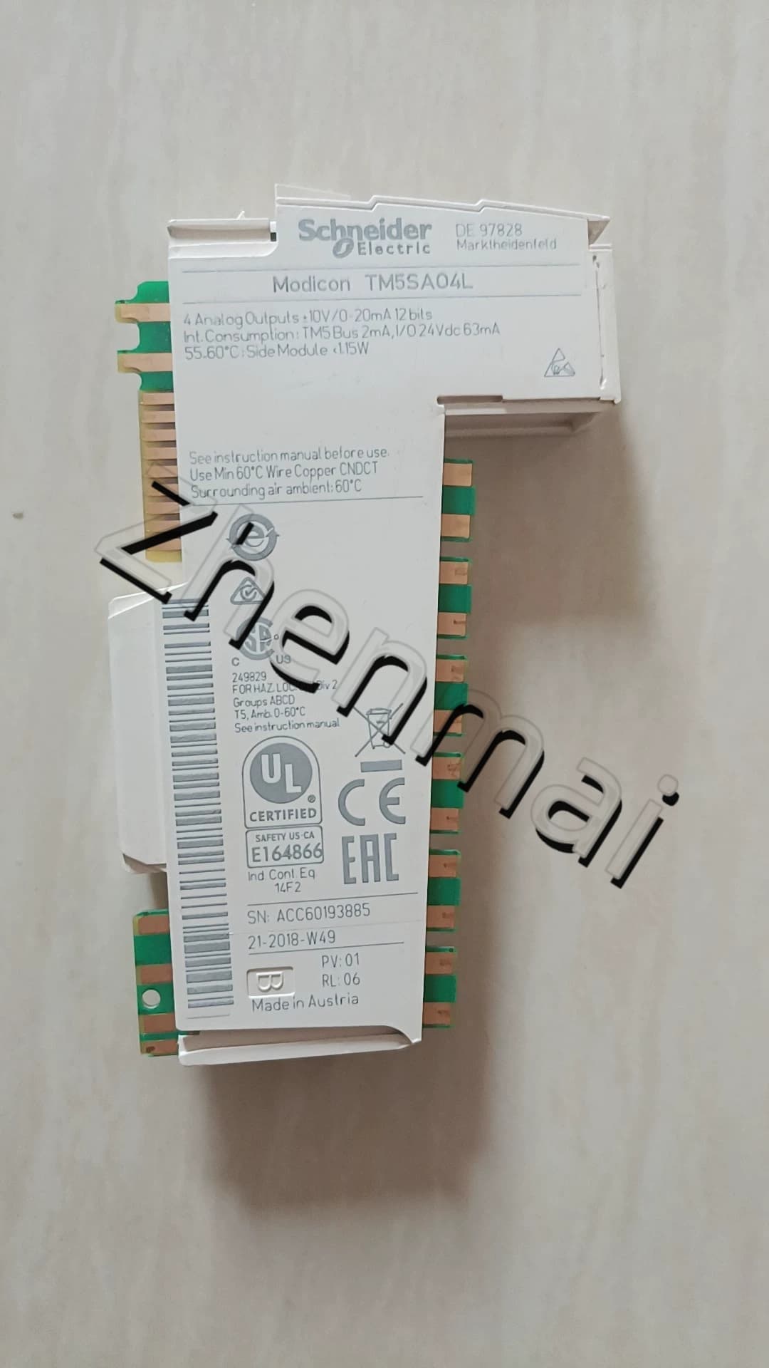 100% novo, original e genuíno Schneider TM5SAO4L Conversores de frequência, disjuntores, contatores, dispositivos de proteção