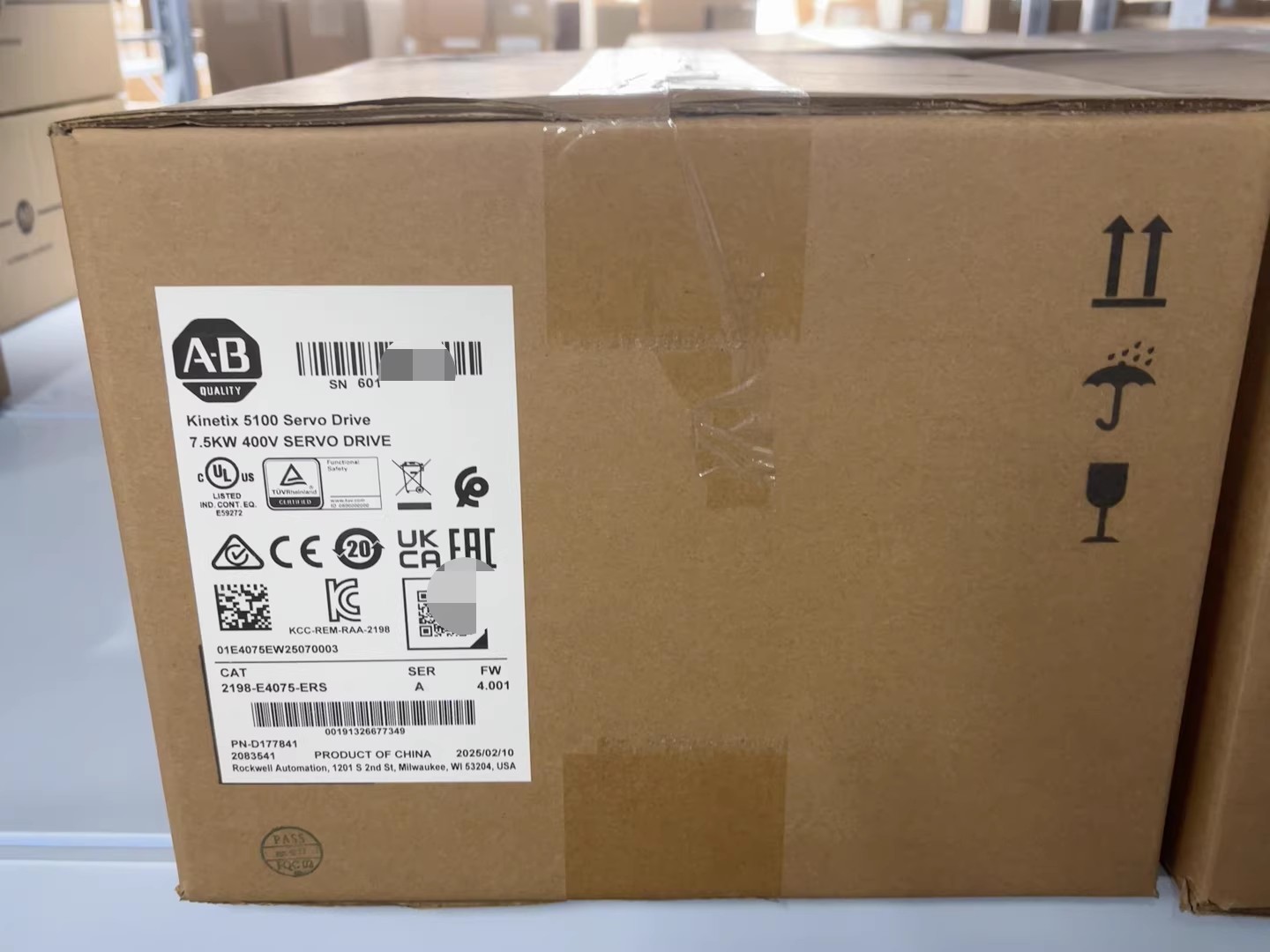 2198-E4075-ERS Servo Kinetix 5100, novo e genuíno