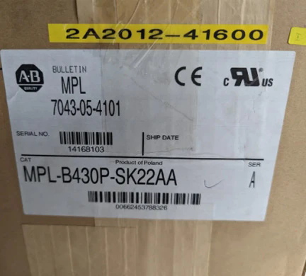 Allen Bradley MPL-B430P-SK22AA Servo Motor Boletim MPL LL