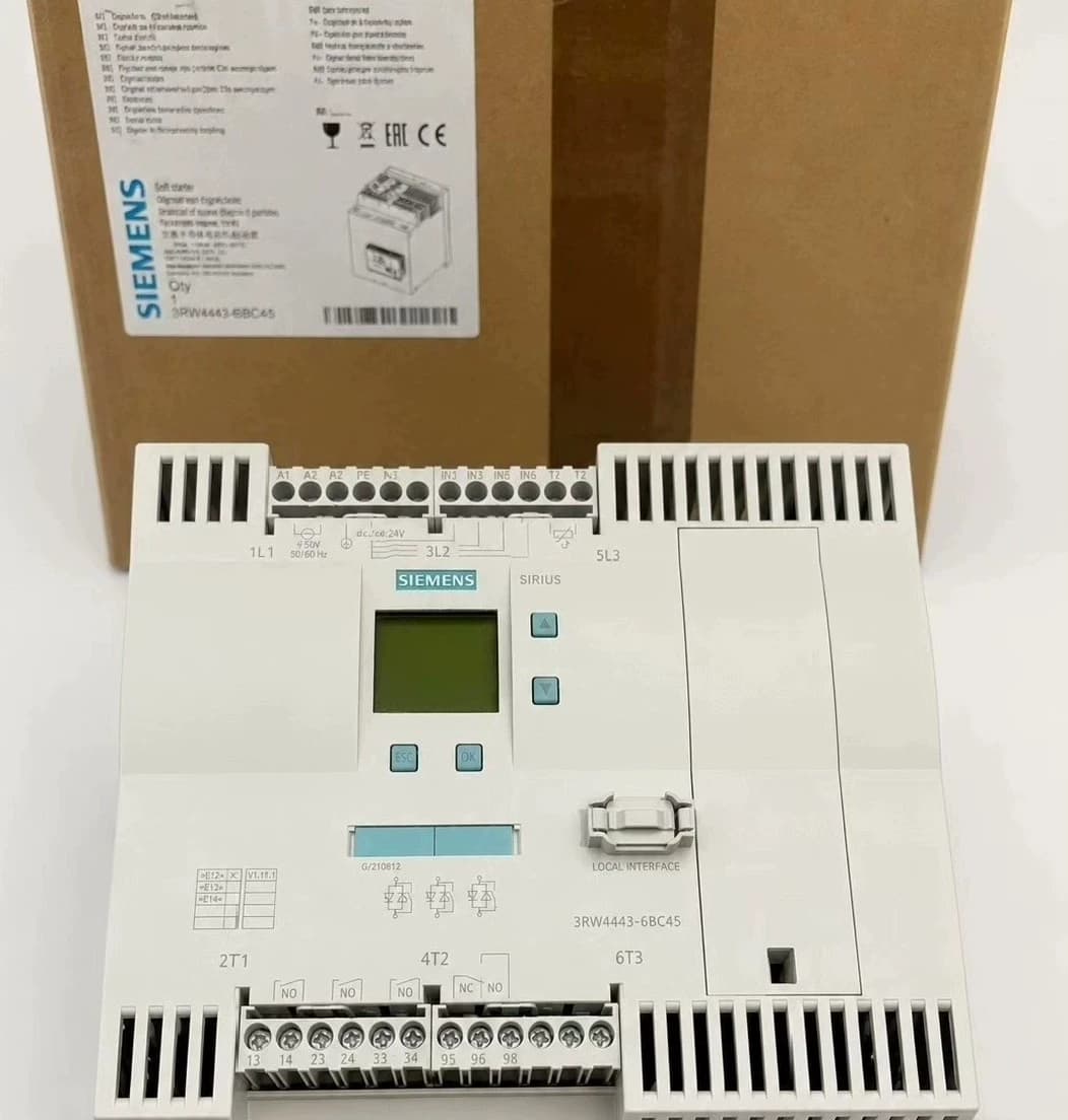 Siemens 3RW4055-6BB44 Soft Starter SIRIUS SOFT STARTER novo, genuíno e direto da fábrica