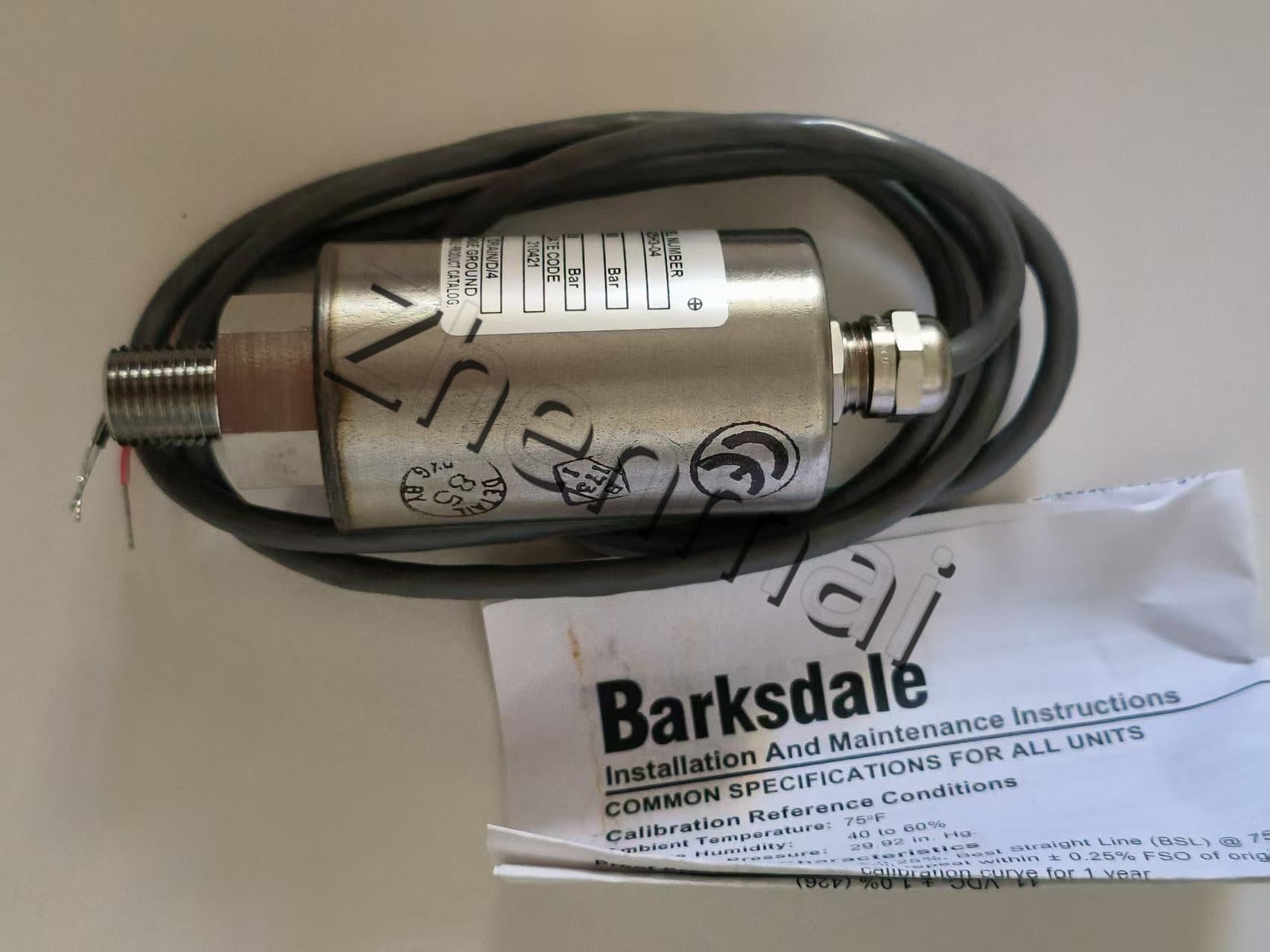Brandnew original barksdale 425h3-04 sensor de pressão interruptor de nível interruptor de fluxo interruptor de pressão transporte rápido