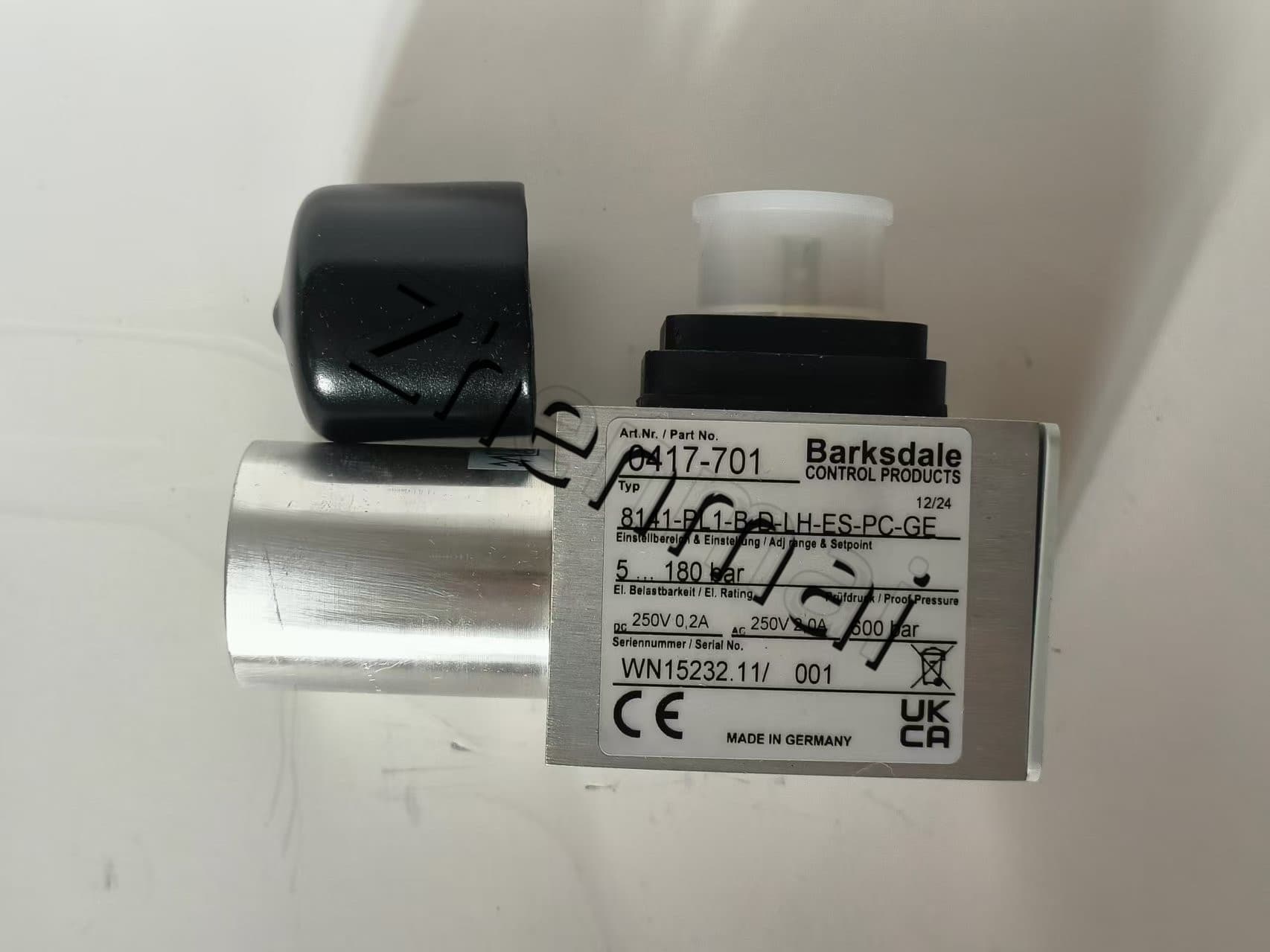 Brand New Original Barksdale 8141-PL1-B-D-LH-ES-PC-GE354 0417-701 Sensor de pressão interruptor de nível interruptor de fluxo interruptor de pressão transporte rápido