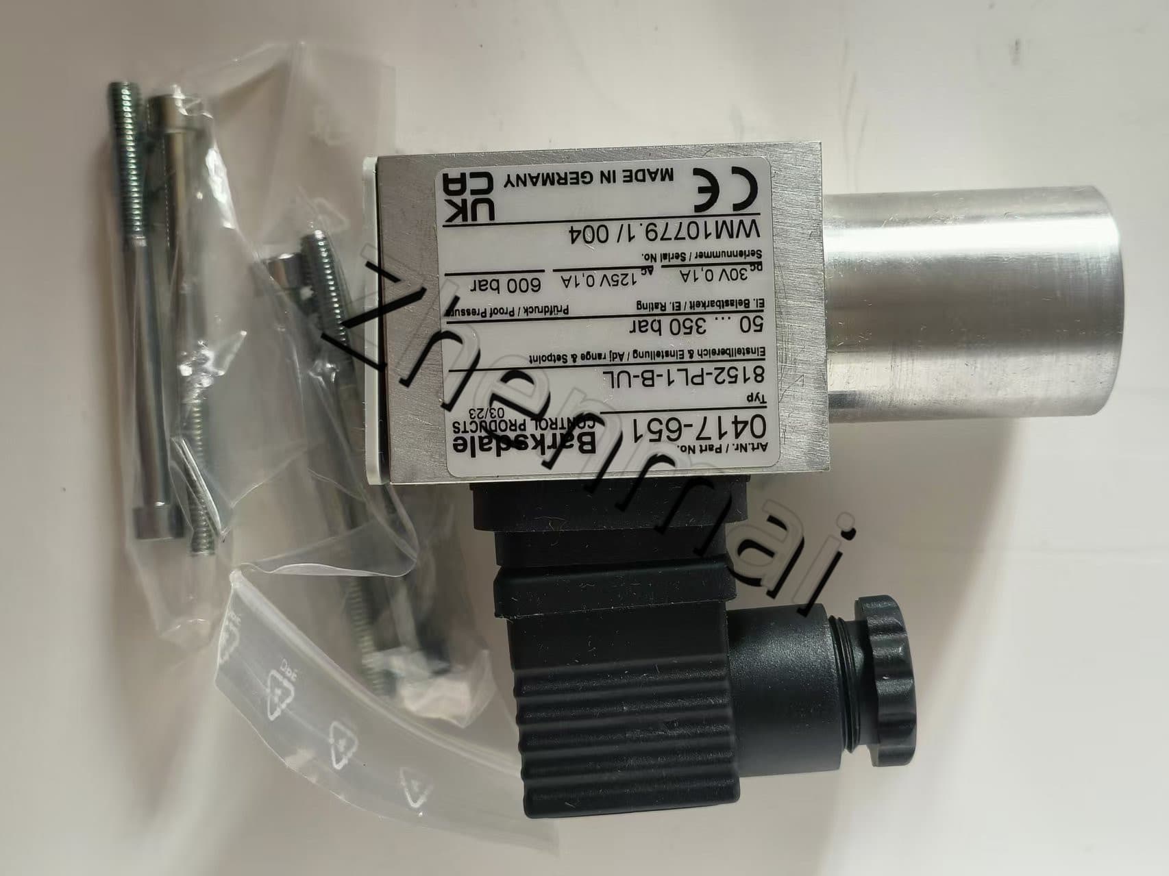 Brandnew original barksdale 8152-pl1-b-ul 0417-651 sensor de pressão interruptor de nível interruptor de fluxo interruptor de pressão transporte rápido