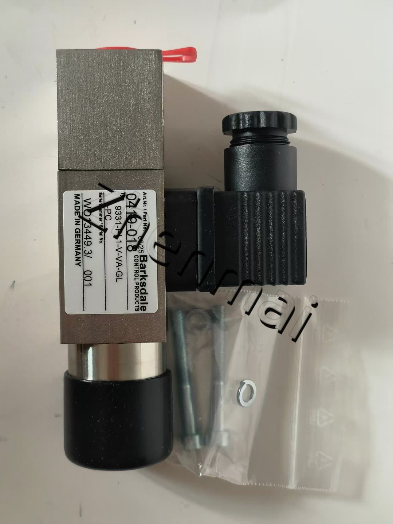 Brand New Original Barksdale 99331-PL1-V-VA-GL-PC 0419-018 Sensor de pressão interruptor de nível interruptor de fluxo interruptor de pressão transporte rápido