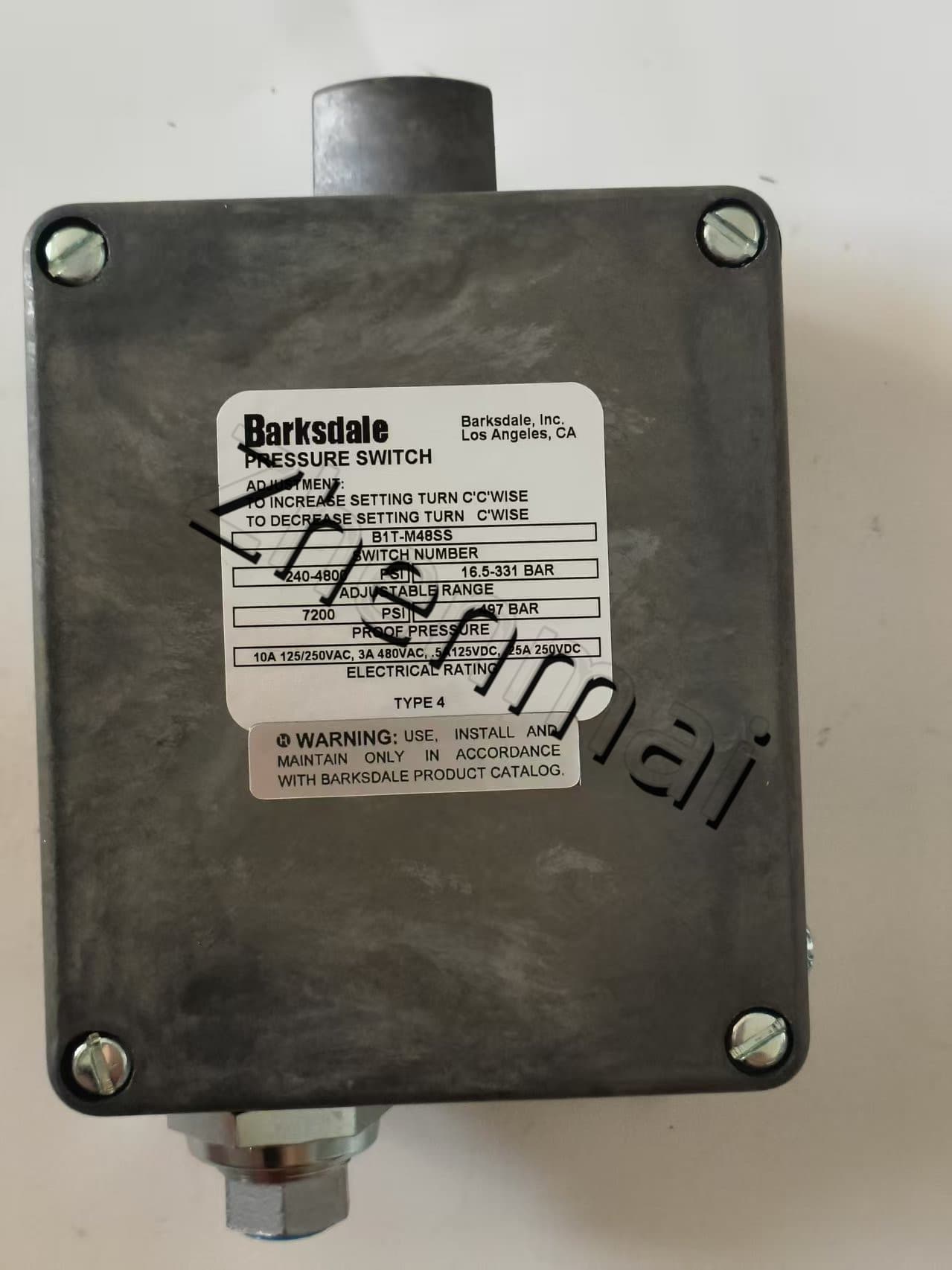 Brand New Original Barksdale B1T-M48SS sensor de pressão interruptor de nível interruptor de fluxo interruptor de pressão transporte rápido
