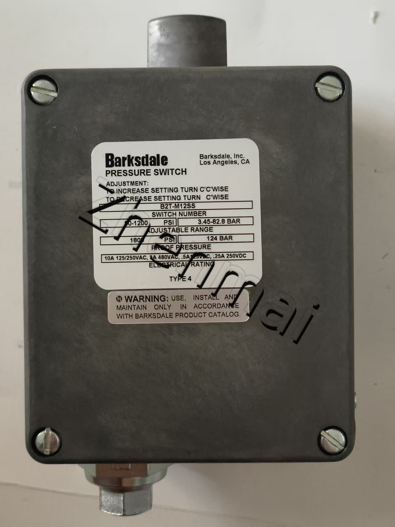 Brand New Original Barksdale B2T-M12SS sensor de pressão interruptor de nível interruptor de fluxo interruptor de pressão transporte rápido