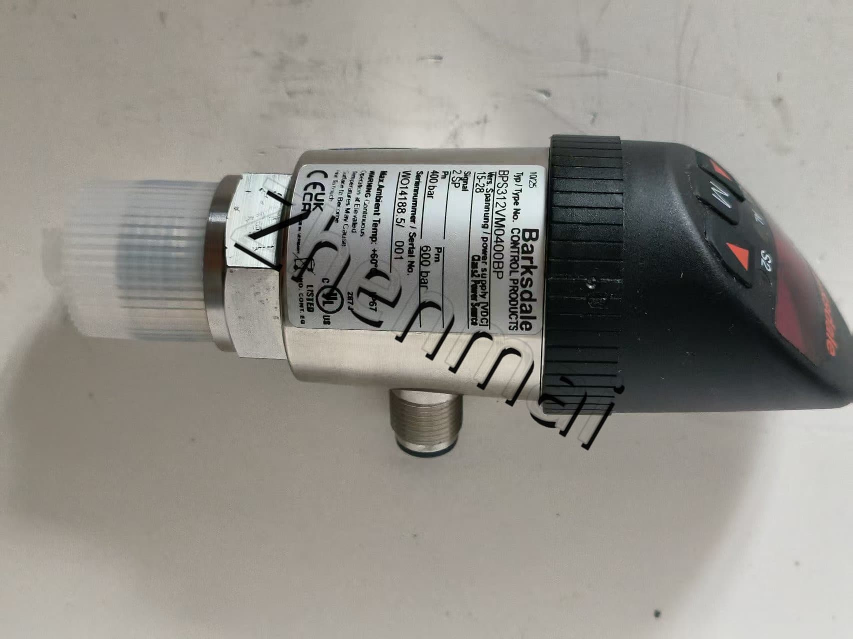 Brand New Original Barksdale BPS312VM0400BP sensor de pressão interruptor de nível interruptor de fluxo interruptor de pressão transporte rápido