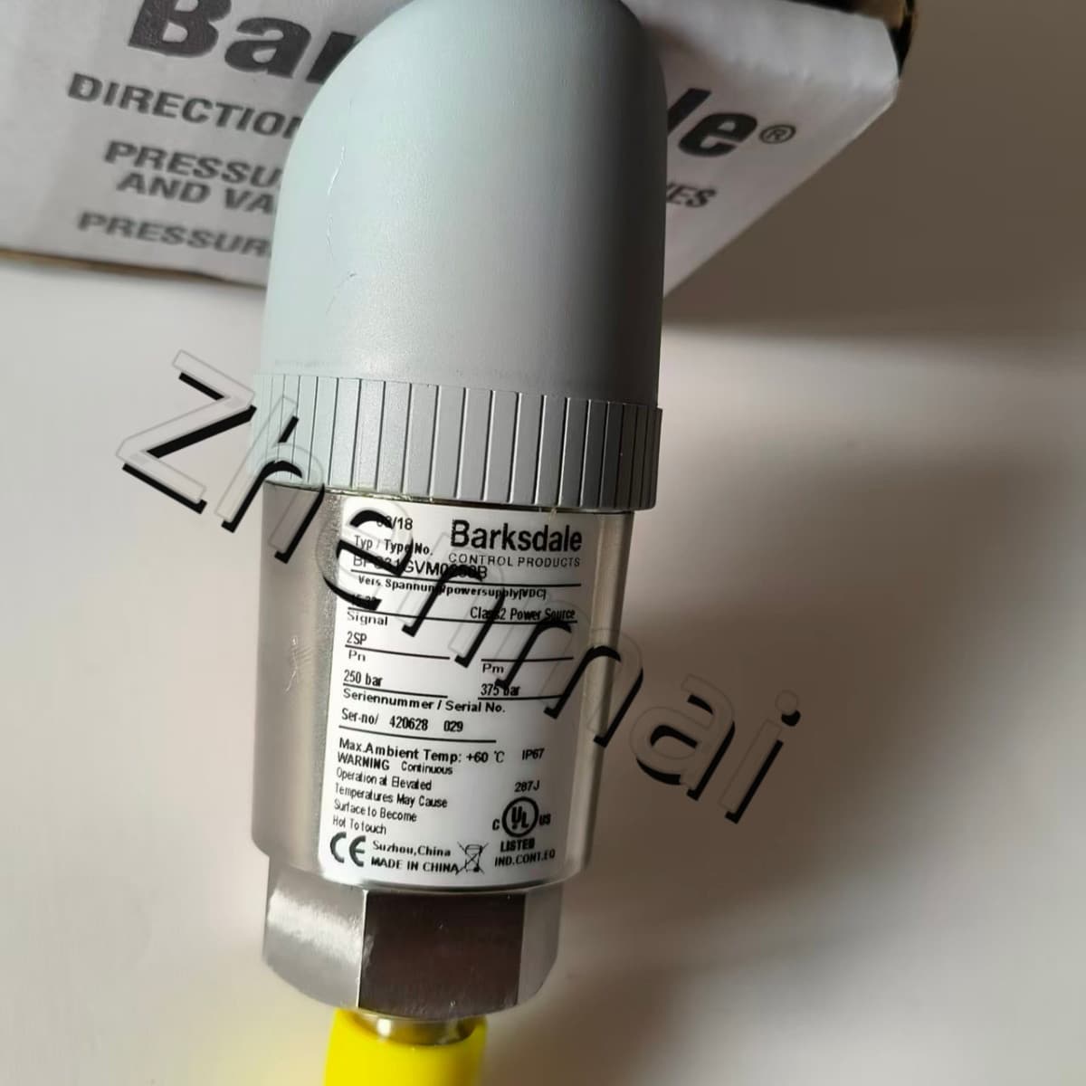 Brand New Original Barksdale BPS31GVM0250B sensor de pressão interruptor de nível interruptor de fluxo interruptor de pressão transporte rápido