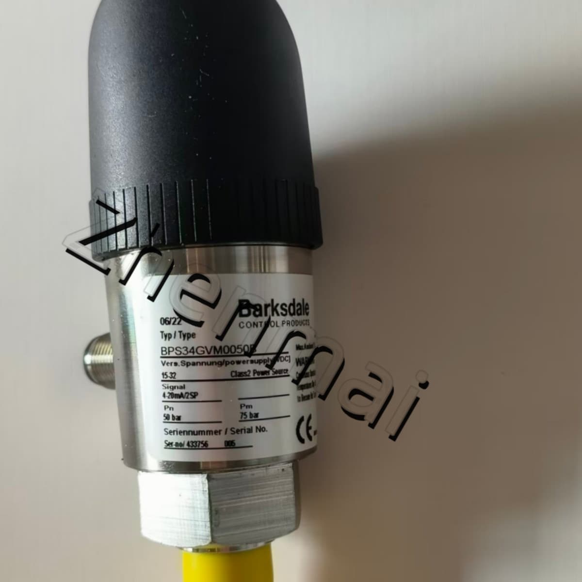 Brand New Original Barksdale BPS34GVM0050B sensor de pressão interruptor de nível interruptor de fluxo interruptor de pressão transporte rápido