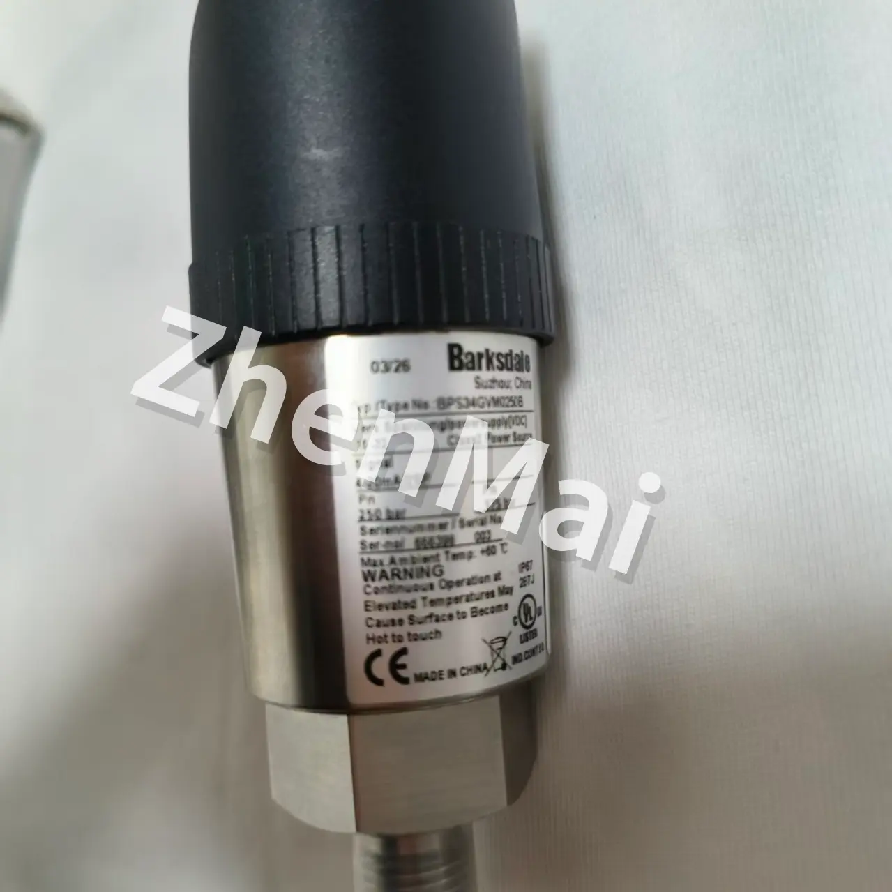 Brand New Original Barksdale BPS34GVM0400B sensor de pressão interruptor de nível interruptor de fluxo interruptor de pressão transporte rápido