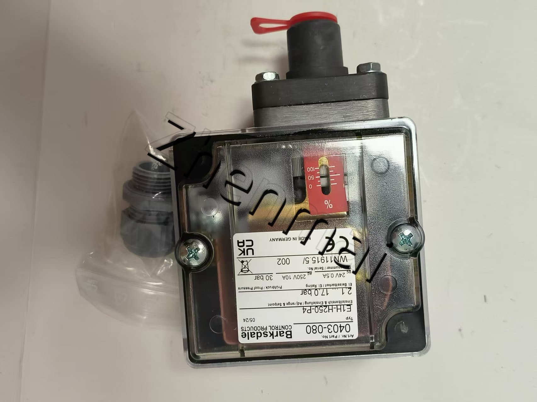 Brand New Original Barksdale E1H-H250-P4 0403-080 sensor de pressão interruptor de nível interruptor de fluxo interruptor de pressão transporte rápido