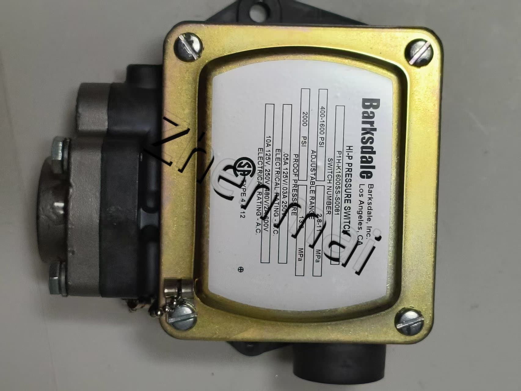 Brand New Original Barksdale P1H-K1600SS-S0081 sensor de pressão interruptor de nível interruptor de fluxo interruptor de pressão transporte rápido