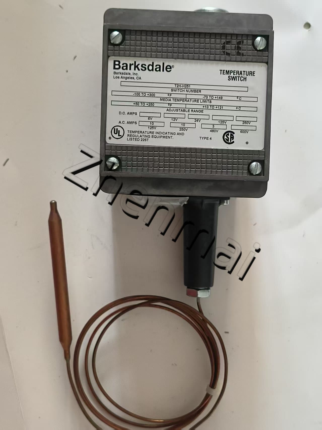 Brand New Original Barksdale T2H-H251 sensor de pressão interruptor de nível interruptor de fluxo interruptor de pressão transporte rápido