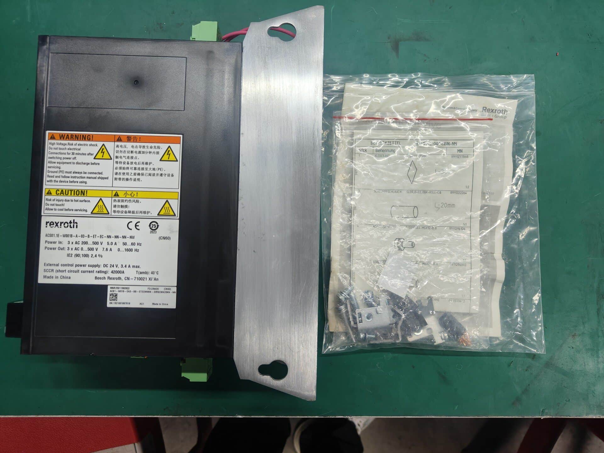 Brand New Original Bosch Rexroth Servo drive ACS01.1E-W0018-A-03-B-ET-EC-NN-NN-NW Servo Motor Transporte Rápido