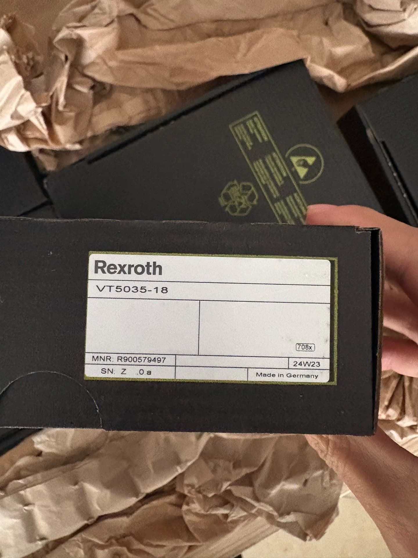 Brand New Original Bosch Rexroth Servo Drive Amplificador, placa amplificadora VT5035-18 Servo Motor Transporte Rápido