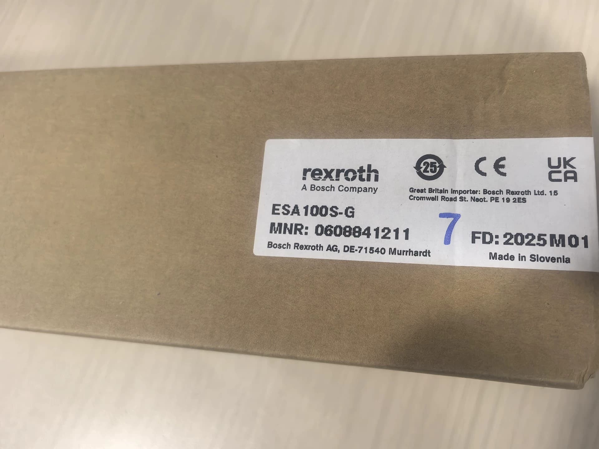Brandnew original bosch rexroth servo drive chave de torque elétrica ESA100S-G servo motor transporte rápido