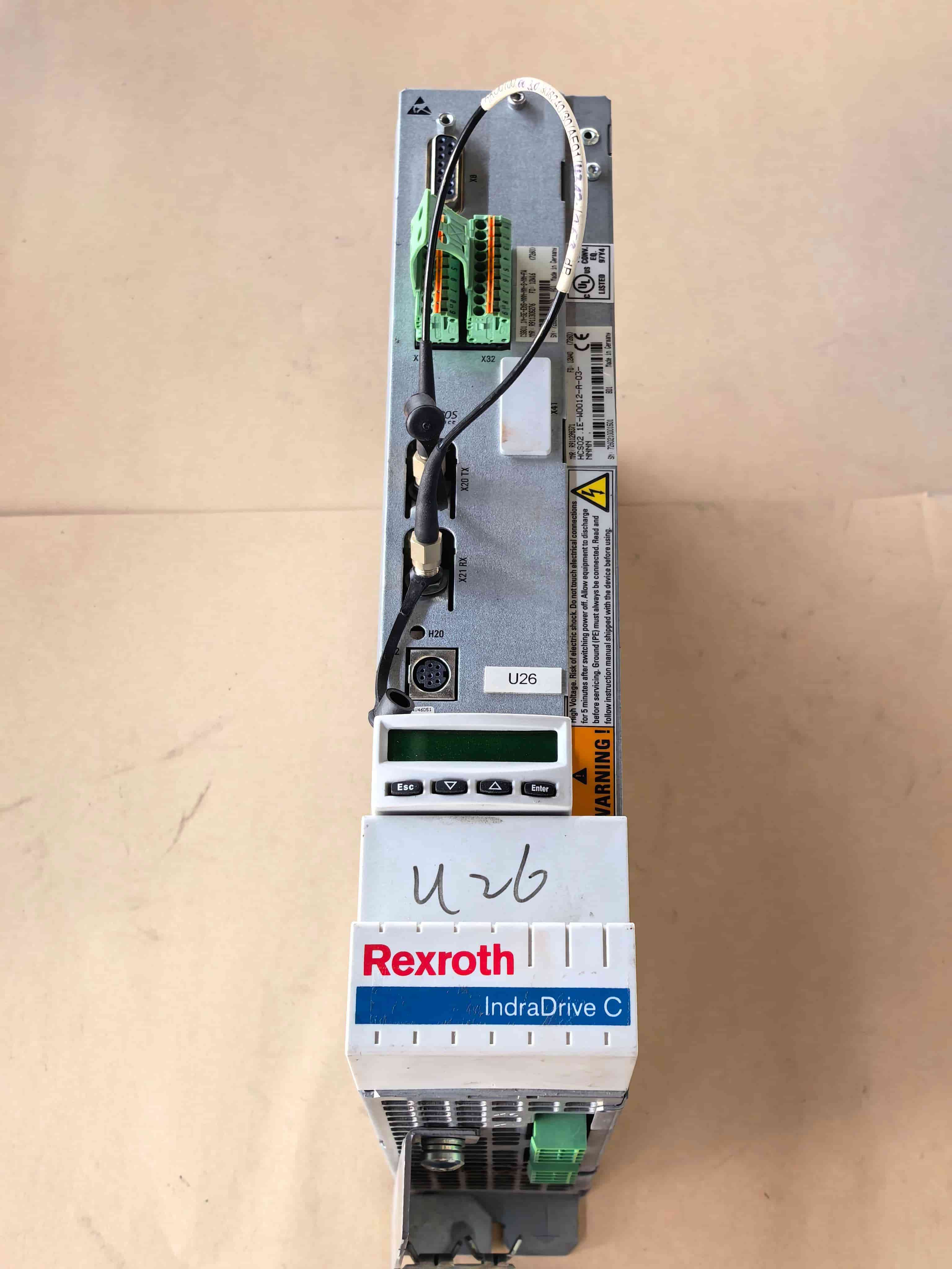 Brandnew original bosch rexroth servo drive HCS02.1E-W0012-A-03-NNNN servo motor transporte rápido