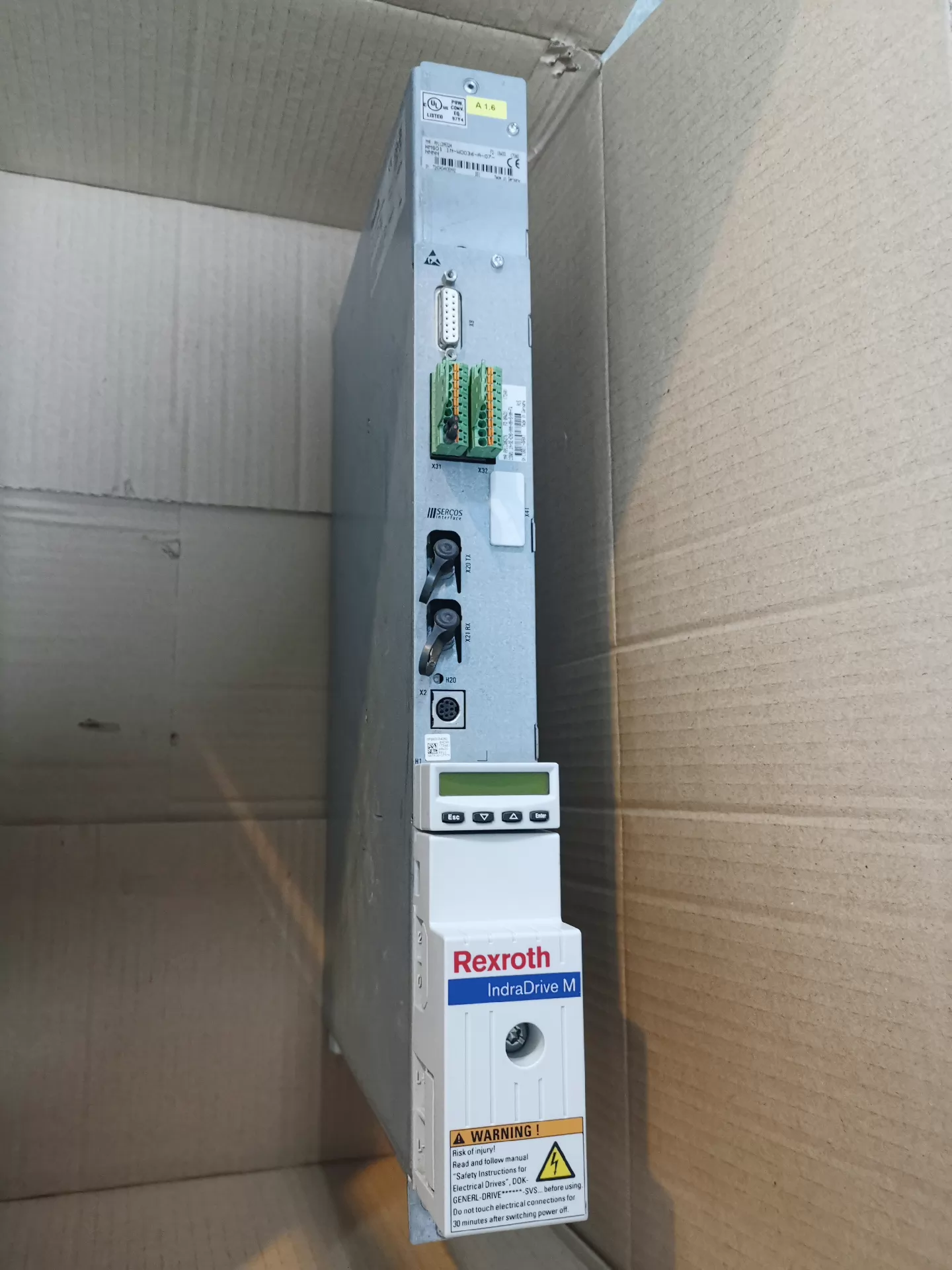 Brand New Original Bosch Rexroth Servo drive HMS01.1N-W0036-A-07-NNNN Servo Motor Transporte Rápido