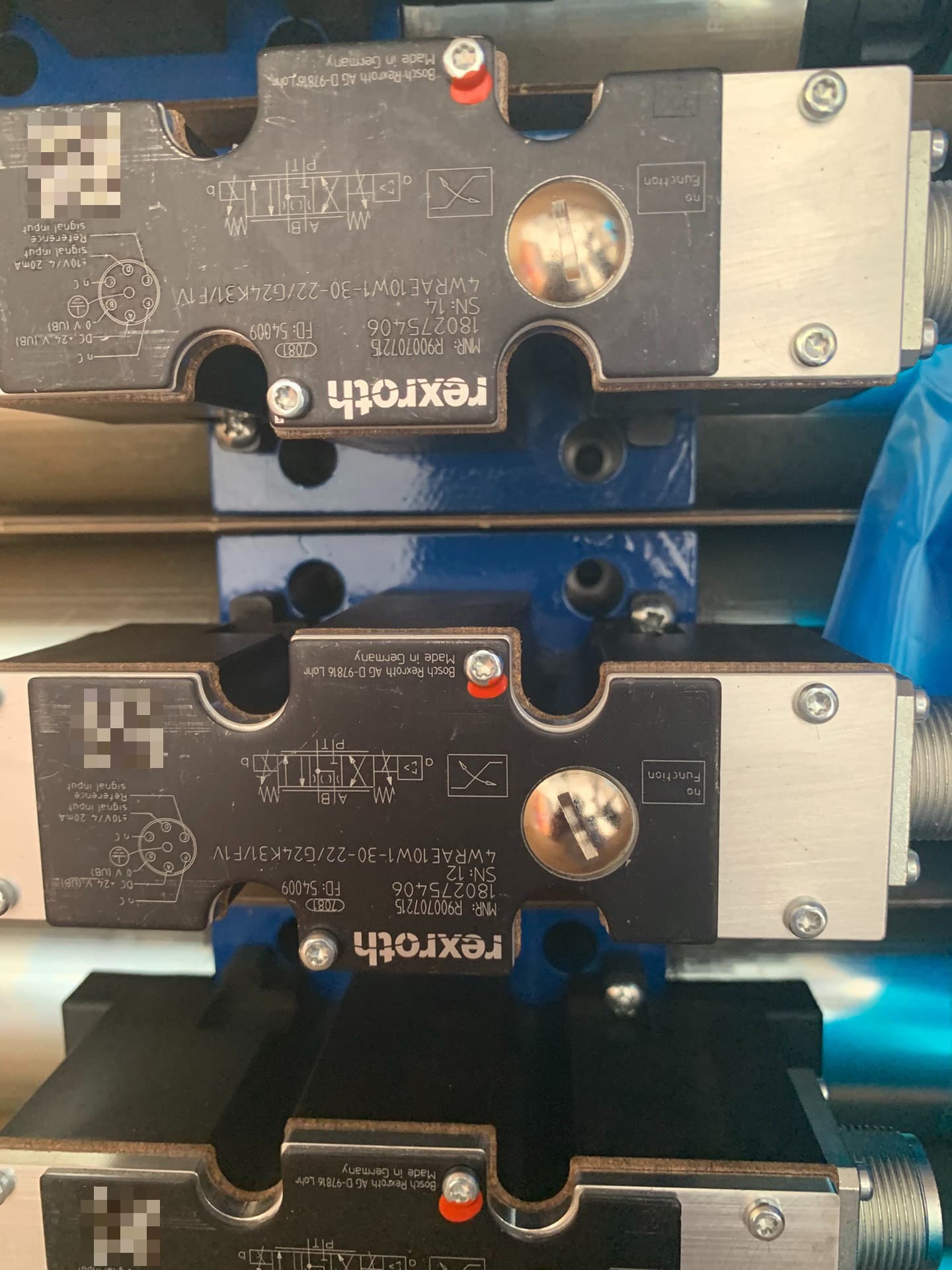Brandnew original bosch rexroth servo drive válvula redutora de pressão 4wrae10w60-2x/g24n9k31/f1v servo motor transporte rápido