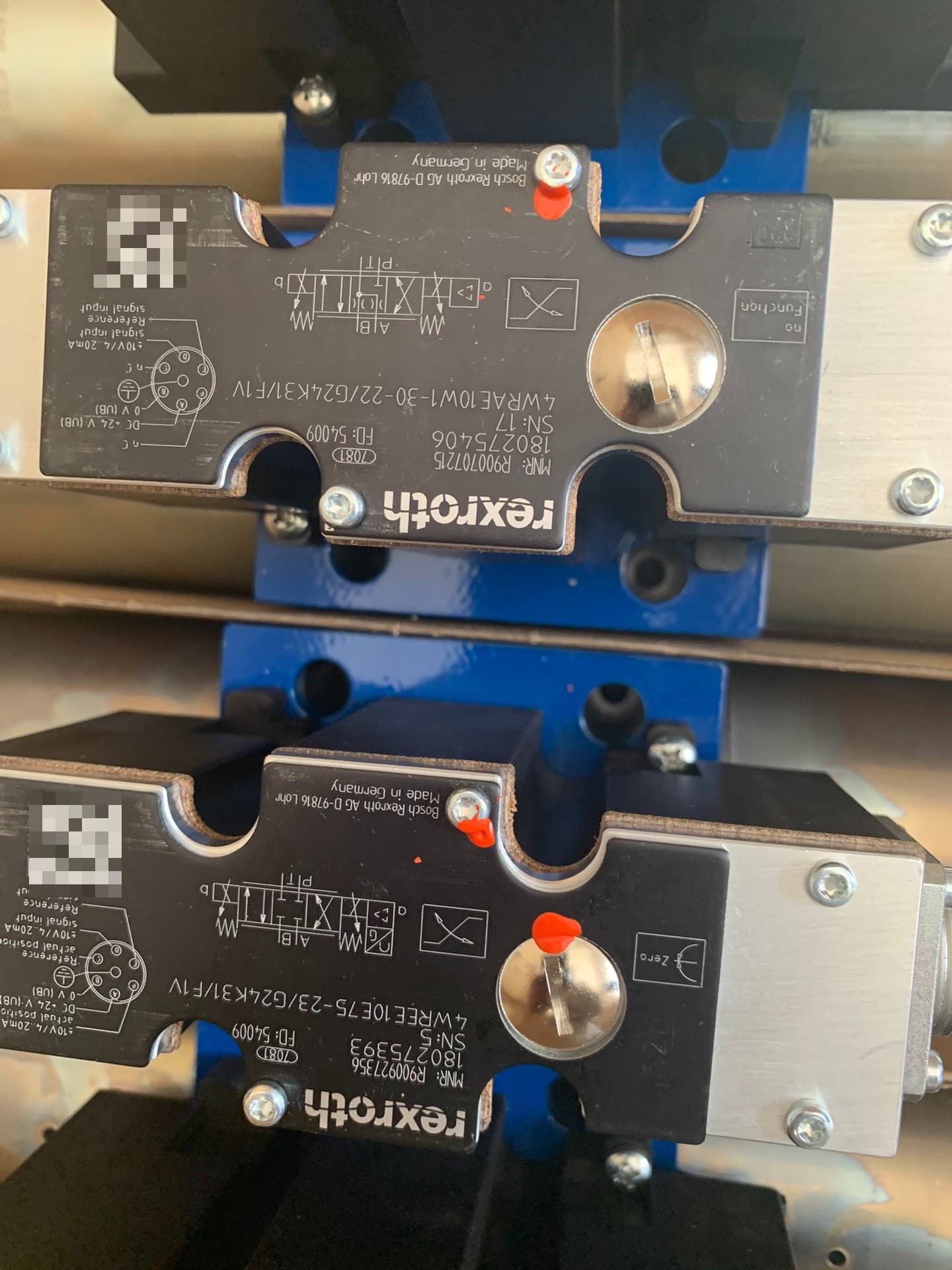 Brandnew original bosch rexroth servo drive válvula redutora de pressão 4wrae6w1-15-2x/g24k31/f1v servo motor transporte rápido