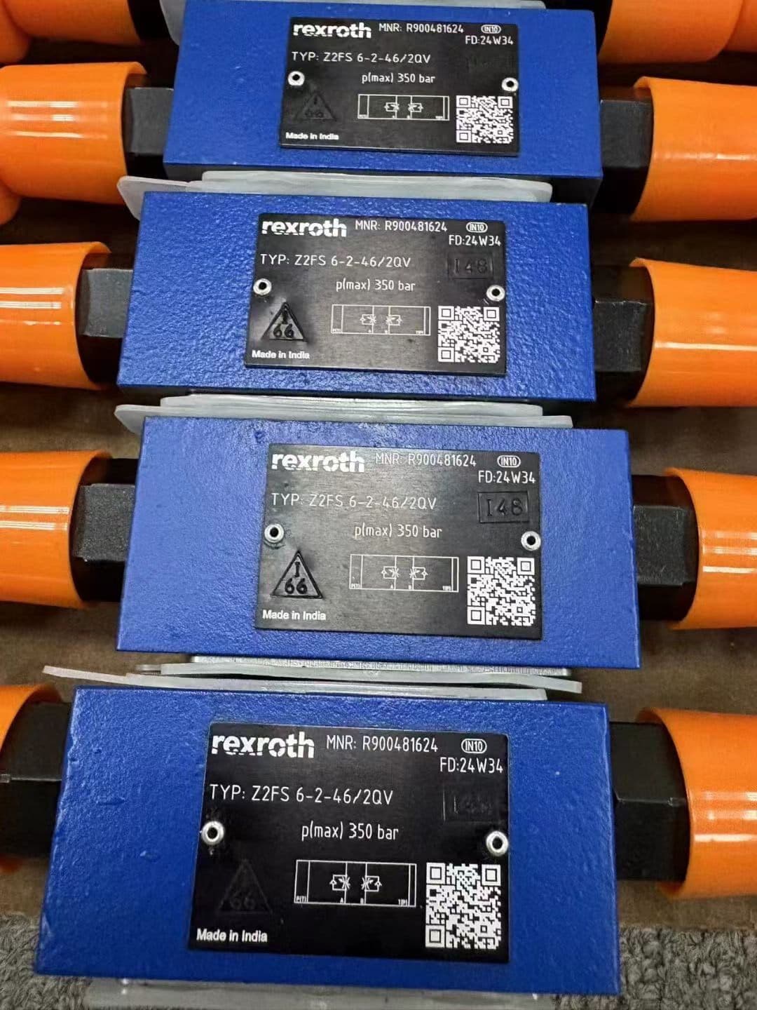 Brandnew original bosch rexroth servo drive válvula proporcional 4wrze16w9-150-7x/6eg24n9etk31/f1d3m servo motor transporte rápido