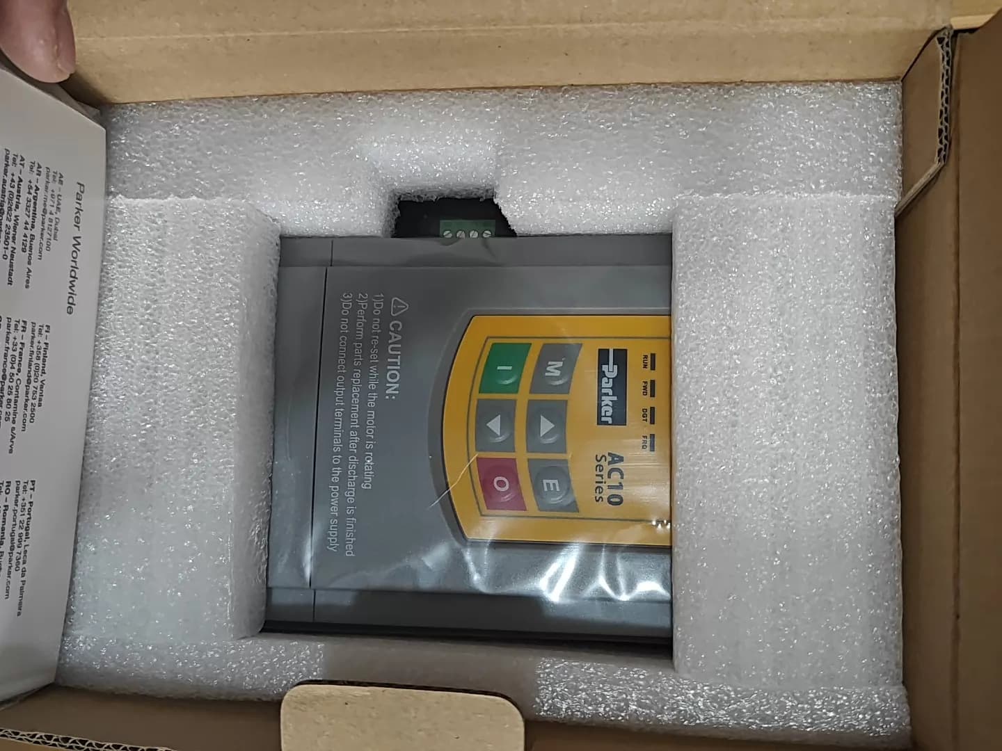 Brandnew original parker 10g-42-0065-bn servo drives unidades de frequência variável servo motores controladores transporte rápido